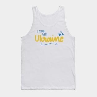 I stand with Ukraine Tank Top